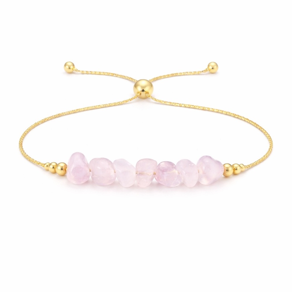 Rose Quartz Lariat Bracelet